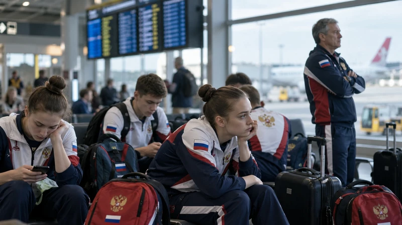 Дмитрий Андреев: сборная России по спортивной гимнастике семь часов ждёт вылета на ЧМ в Роттердам
