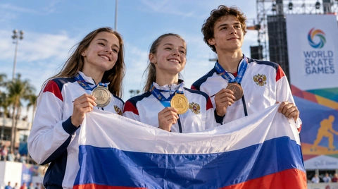 Сборная России завоевала 17 медалей на World Skate Games в Асунсьоне