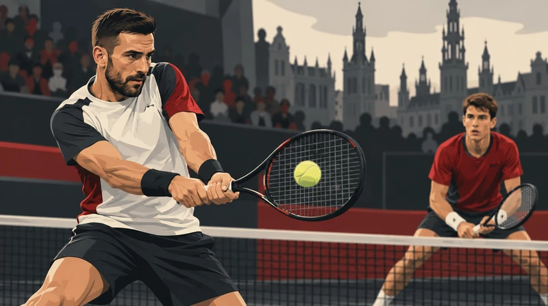 Дамир Джумхур обыграл Дино Призмича на турнире ATP в Брюсселе — 2:1 по сетам