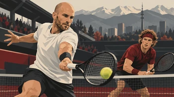 Адриан Маннарино обыграл Андрея Рублёва на турнире ATP в Алматы — 2:1