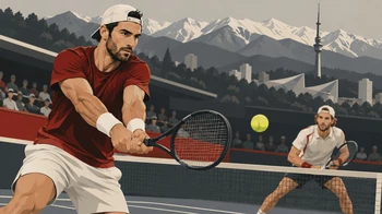 Хачанов победил Махача на турнире ATP в Алматы