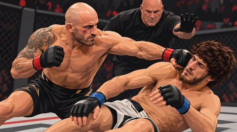 Волкановски нокаутировал Евлоева во втором раунде и защитил титул UFC