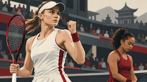 Рыбакина победила Фернандес в финале турнира WTA в Нинбо