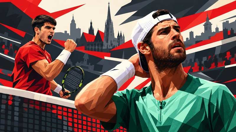 Хачанов проиграл Алькарасу в первом круге турнира ATP 500 в Вене